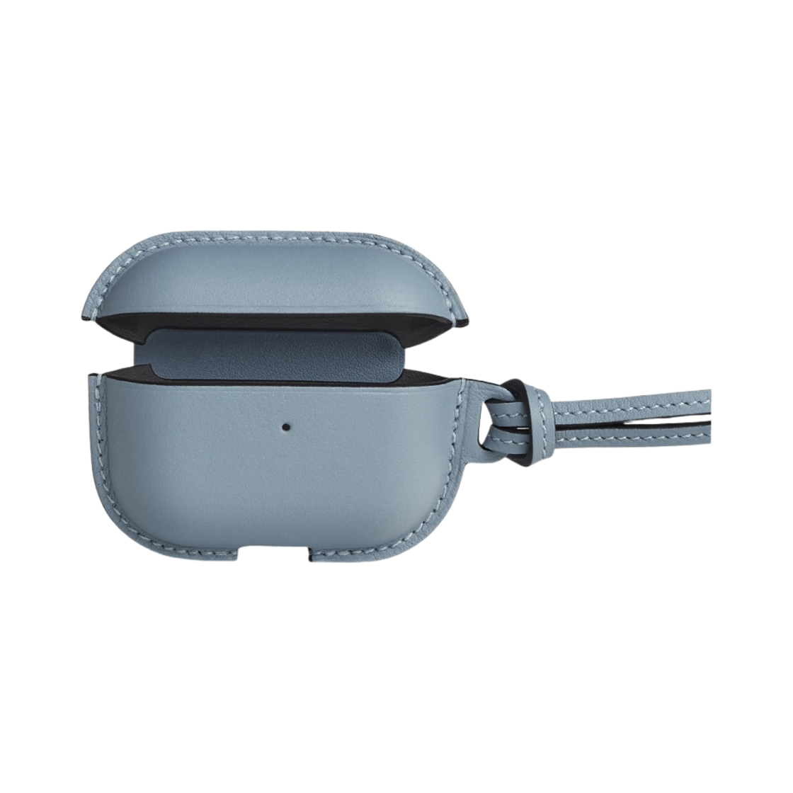 H0009441AAC Hermes Case for AirPods Pro 2 Swift & Bleu Lin Etain