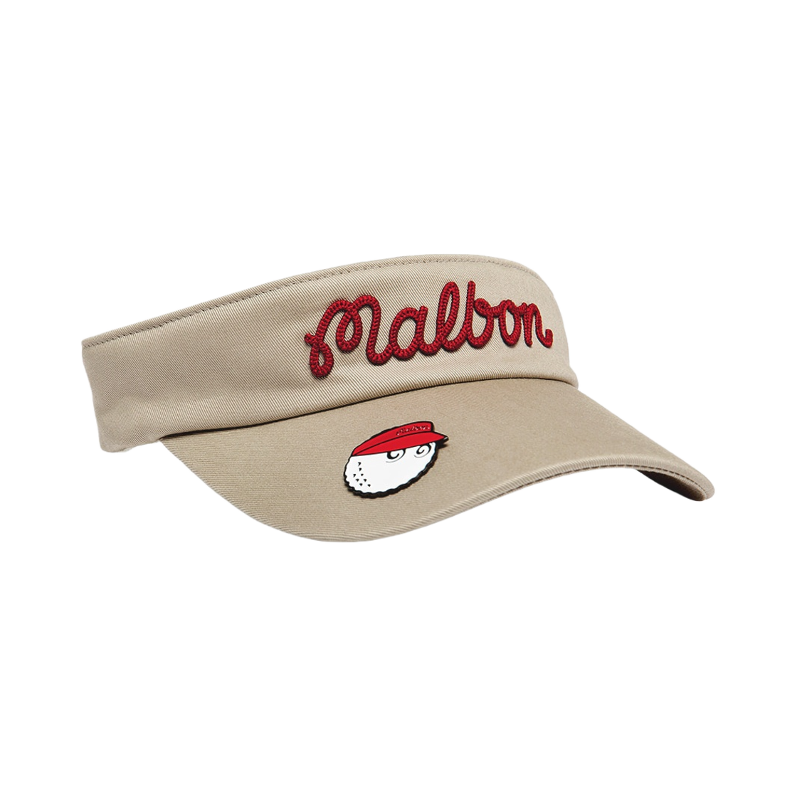 말본 골프 바이저 & 버킷 볼마커 세트 베이지(Malbon Golf Visor & Bucket Ball Marker Set Beige) - 1