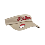 Malbon Golf Visor & Bucket Ball Marker Set Beige