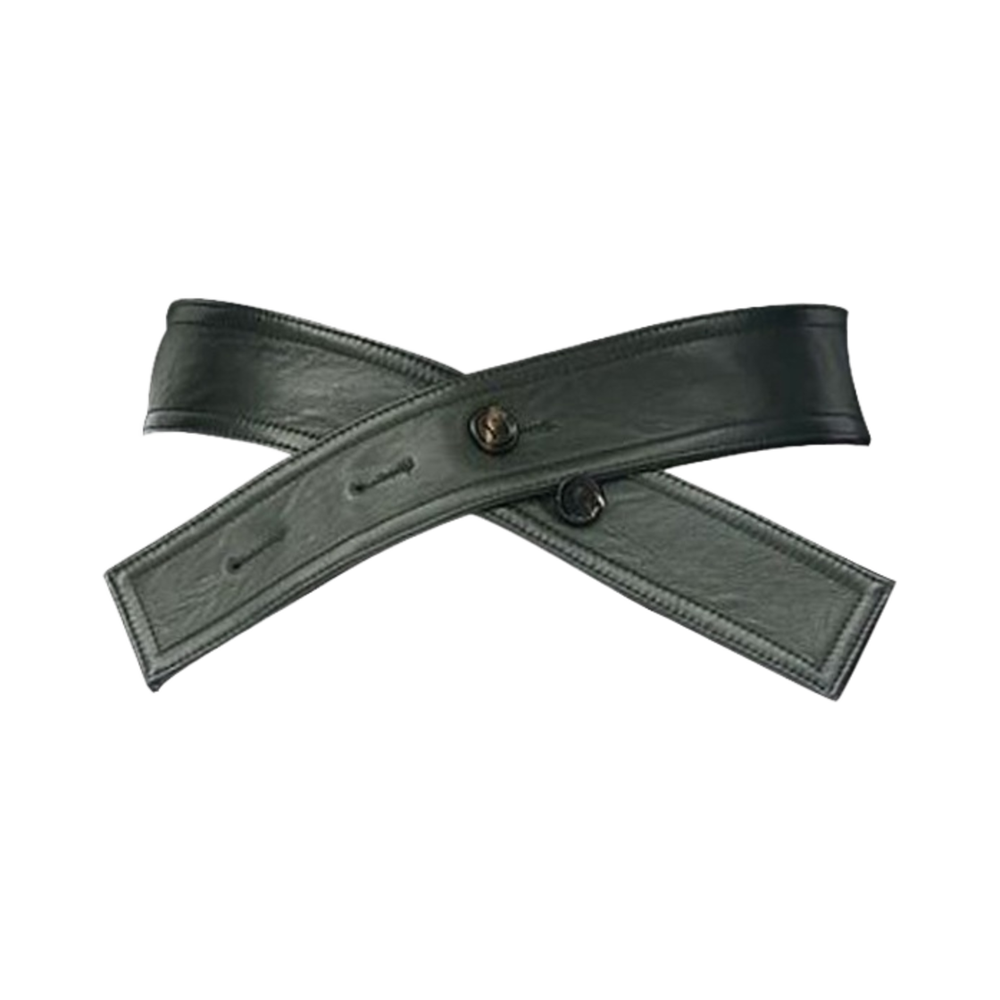 (W) 보테가 베네타 셔링 칼라 스카프 다크 그린((W) Bottega Veneta Shearling Collar Scarf Dark Green) - 2