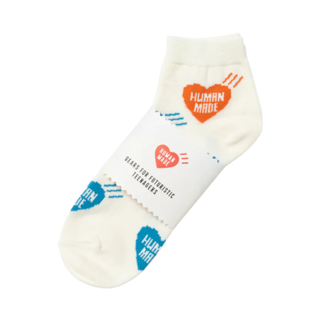 휴먼 메이드 하트 숏 삭스 오렌지(Human Made Heart Short Socks Orange) - 2