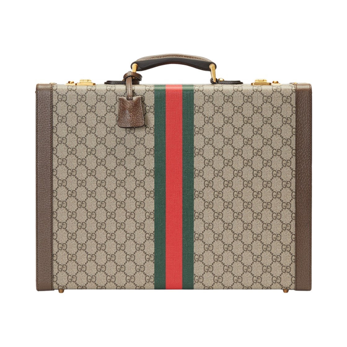 구찌 사보이 수트케이스 베이지 에보니 슈프림(Gucci Savoy Suitcase Beige Ebony Supreme) - 1