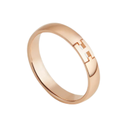 (W) Hermes Ever Herakles Wedding Band Rose Gold
