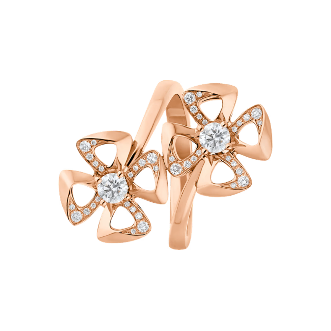 불가리 피오레버 링 로즈 골드 다이아몬드(Bulgari Fiorever Ring Rose Gold Diamonds) - 2
