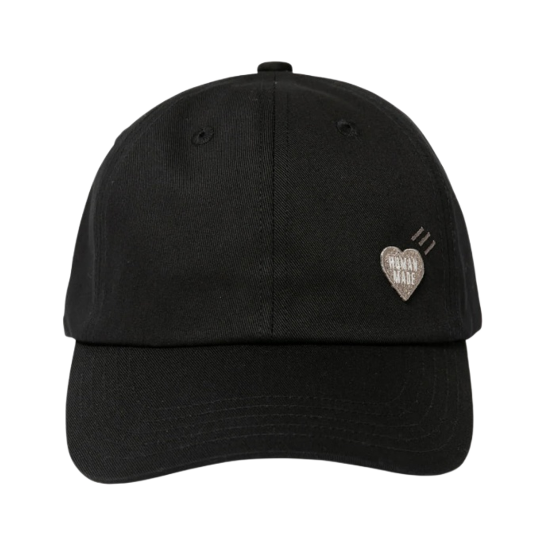 휴먼 메이드 #3 6-패널 트윌 캡 블랙(Human Made #3 6-Panel Twill Cap Black) - 2