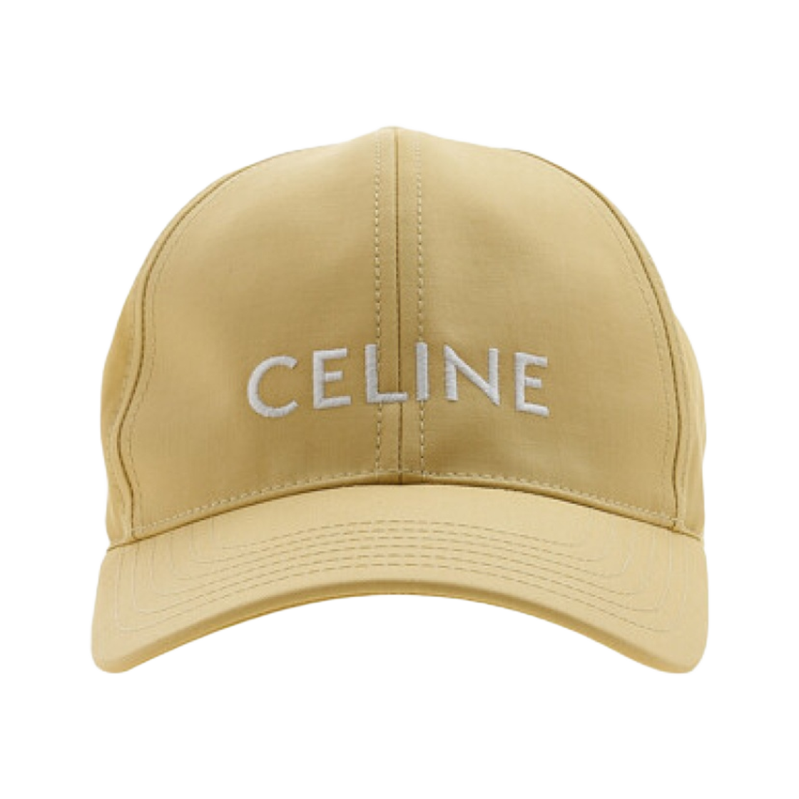 (W) 셀린느 코튼 베이스볼 캡 옐로우((W) Celine Baseball Cap in Cotton Yellow) - 1