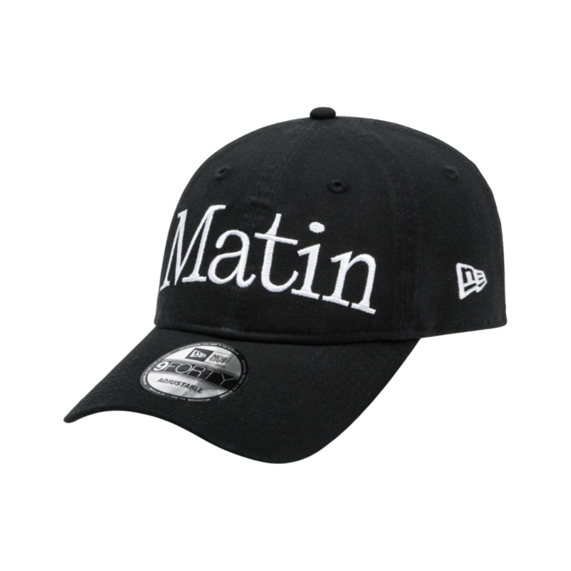 뉴에라 x 마뗑킴 베이직 언스트럭쳐 볼캡 블랙