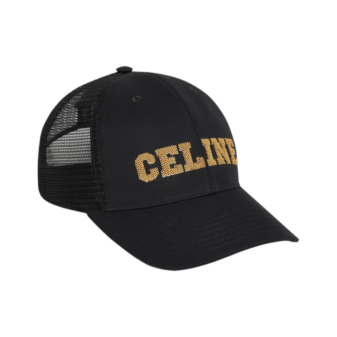 셀린느 코튼 자수 베이스볼 캡 블랙(Celine Embroidered Baseball Cap in Cotton Black) - 2