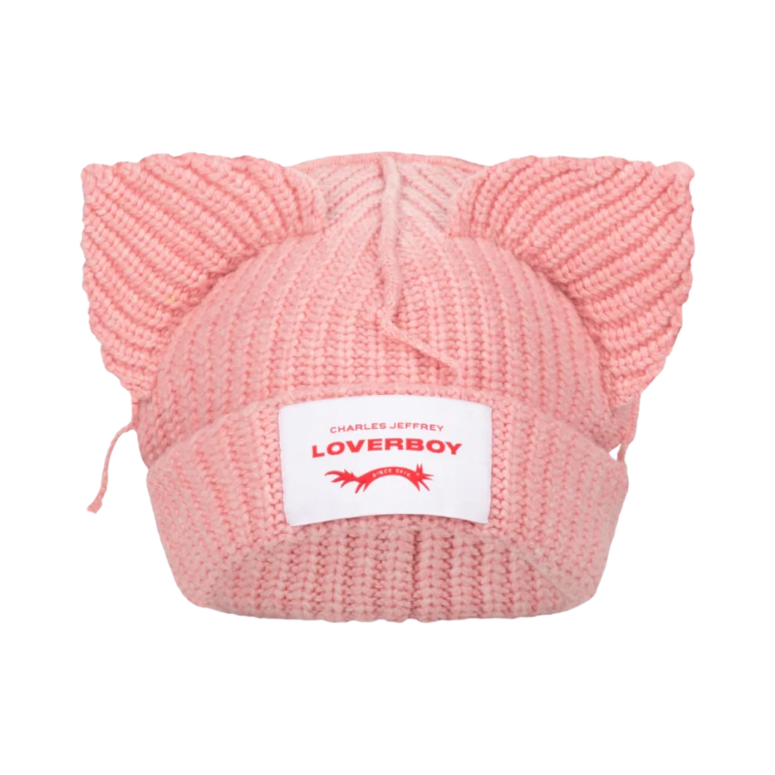 찰스 제프리 러버보이 청키 이어 비니 핑크