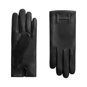 Hermes Bastille Gloves Lambskin & Noir