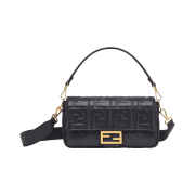 Fendi Medium Baguette Bag Nappa Leather Black
