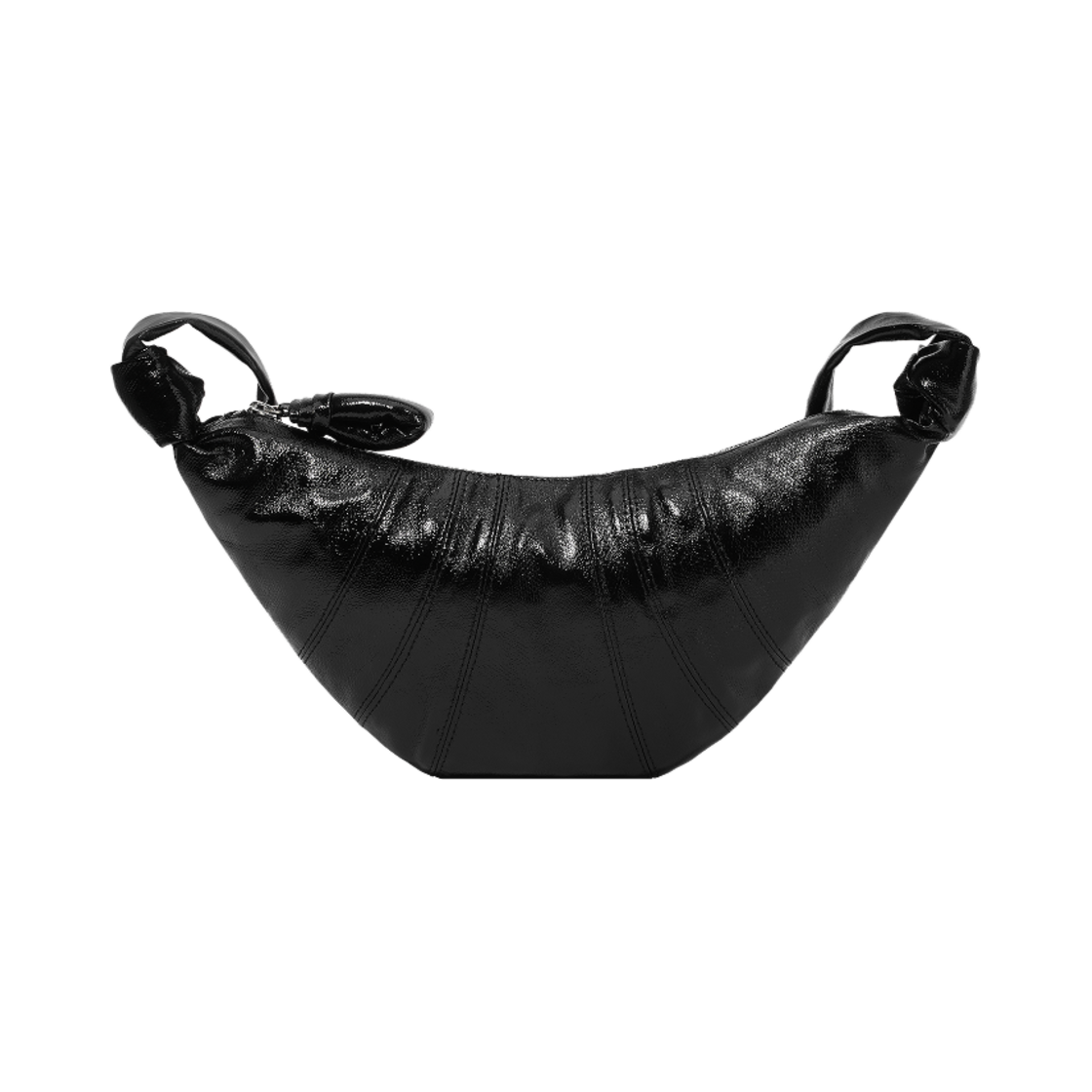 르메르 스몰 크루아상 백 코티드 코튼 블랙(Lemaire Small Croissant Bag Coated Cotton Black)