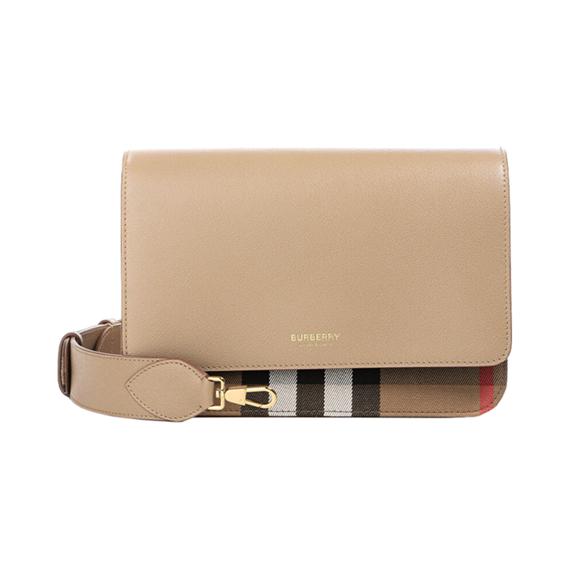 8084491 Burberry Mackfoed Crossbody Bag LL Chestnut Beige