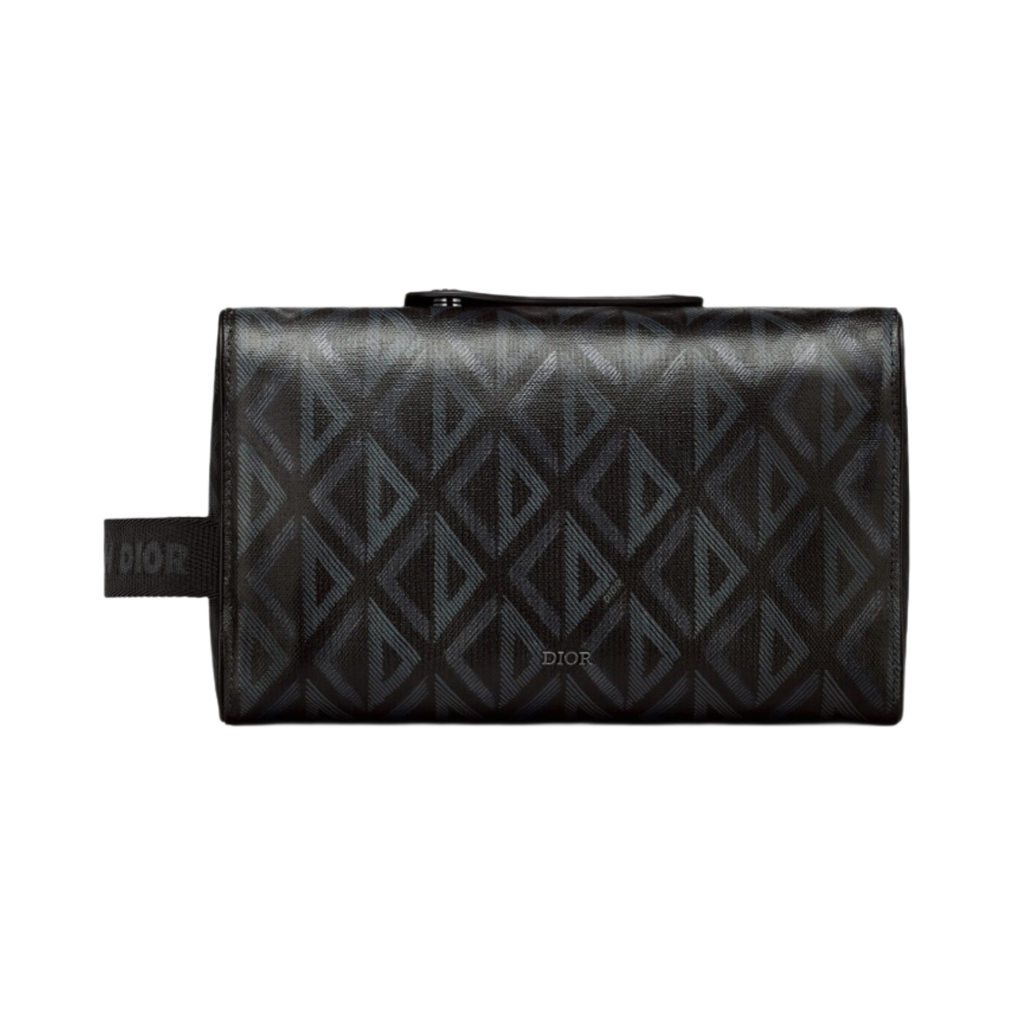 디올 링고 토일레트리 케이스 CD 다이아몬드 캔버스 블랙(Dior Lingot Toiletry Case CD Diamond Canvas Black) - 1