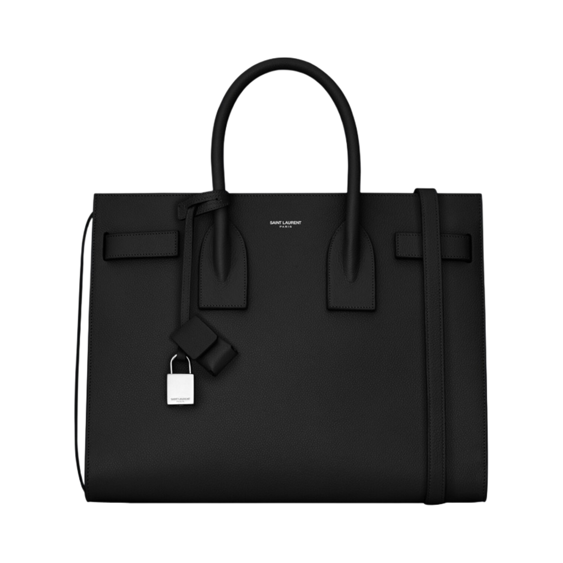 생로랑 삭 드 주르 스몰 그레인 레더 블랙(Saint Laurent Sac De Jour Small In Grained Leather Black) - 1
