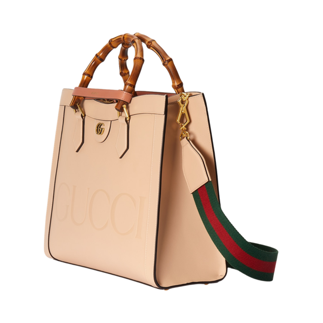 구찌 다이애나 미디움 토트백 라이트 베이지 레더(Gucci Diana Medium Tote Bag Light Beige Leather) - 2