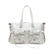 Acne Studios Multipocket Tote Bag White Grey
