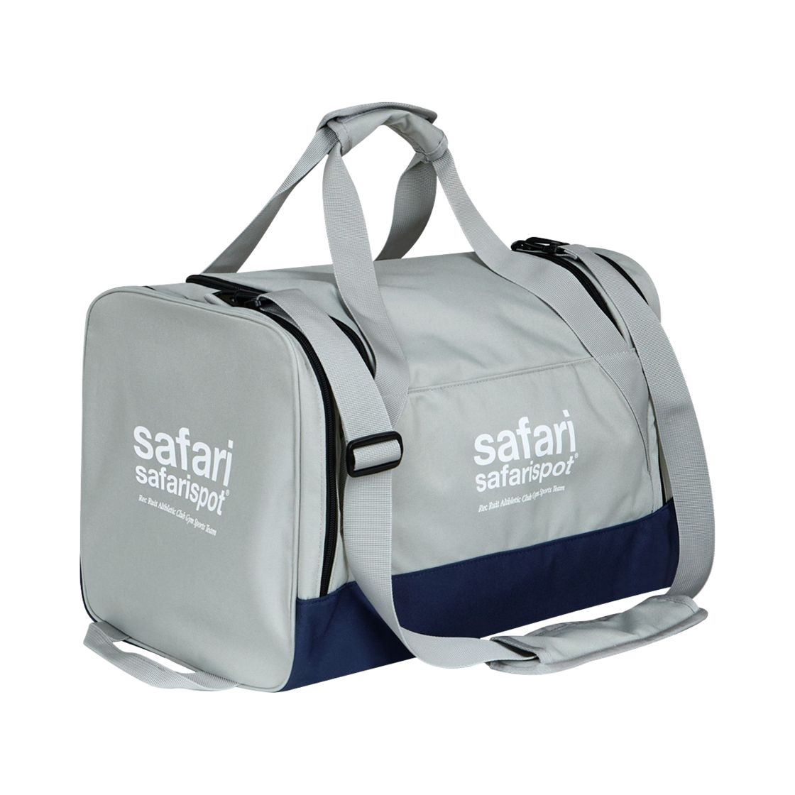 사파리스팟 어센틱 테이블 테니스 스포츠 짐백 - 그레이(Safarispot Authentic Table Tennis Sports Gym Bag - Gray)