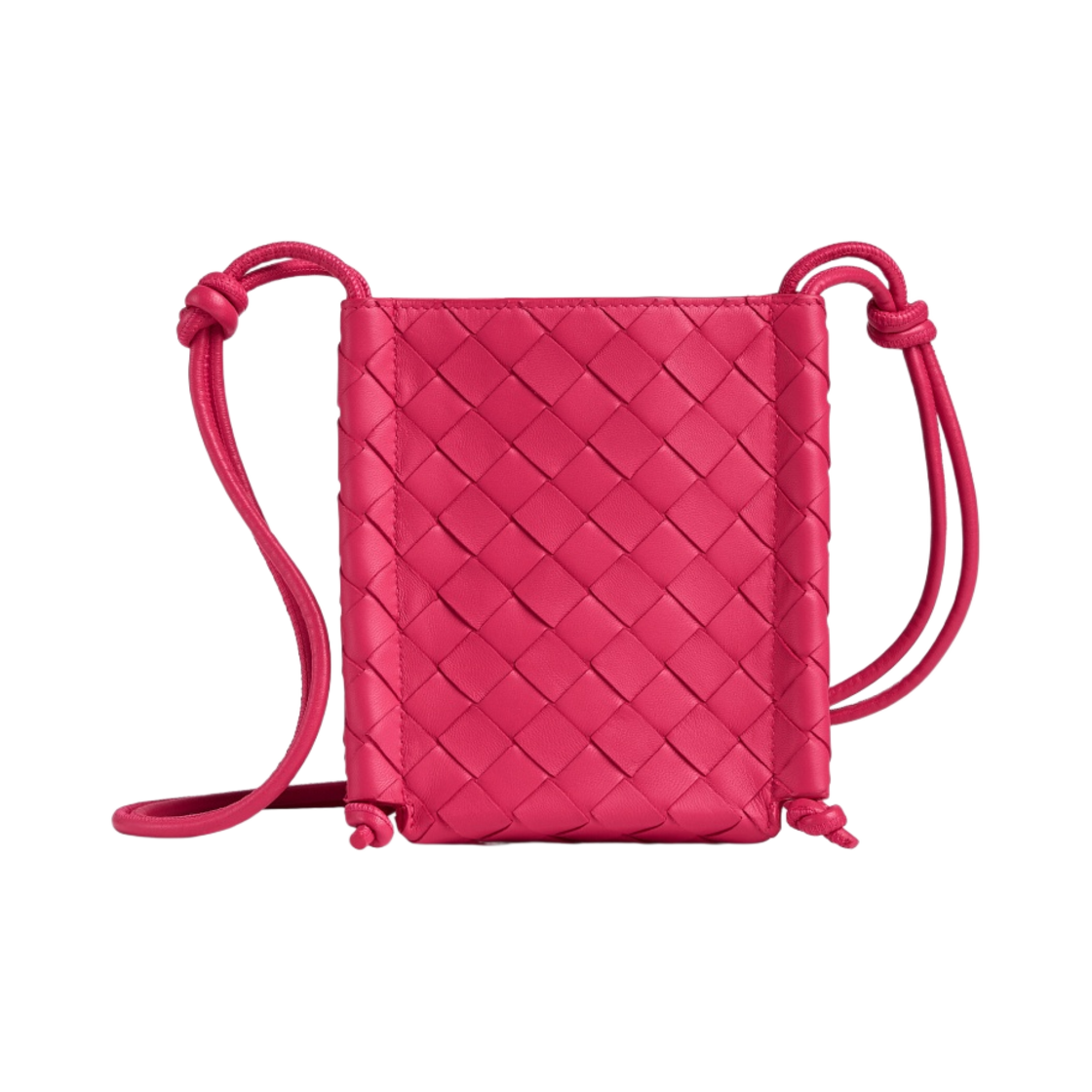 보테가 베네타 파우치 온 스트랩 크랜베리(Bottega Veneta Pouch On Strap Cranberry) - 1