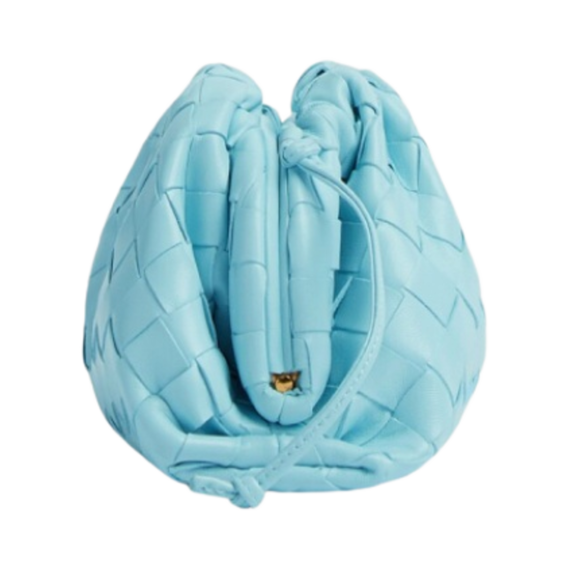 보테가 베네타 미니 레더 파우치 페일 블루(Bottega Veneta Mini Leather Pouch Pale Blue) - 2