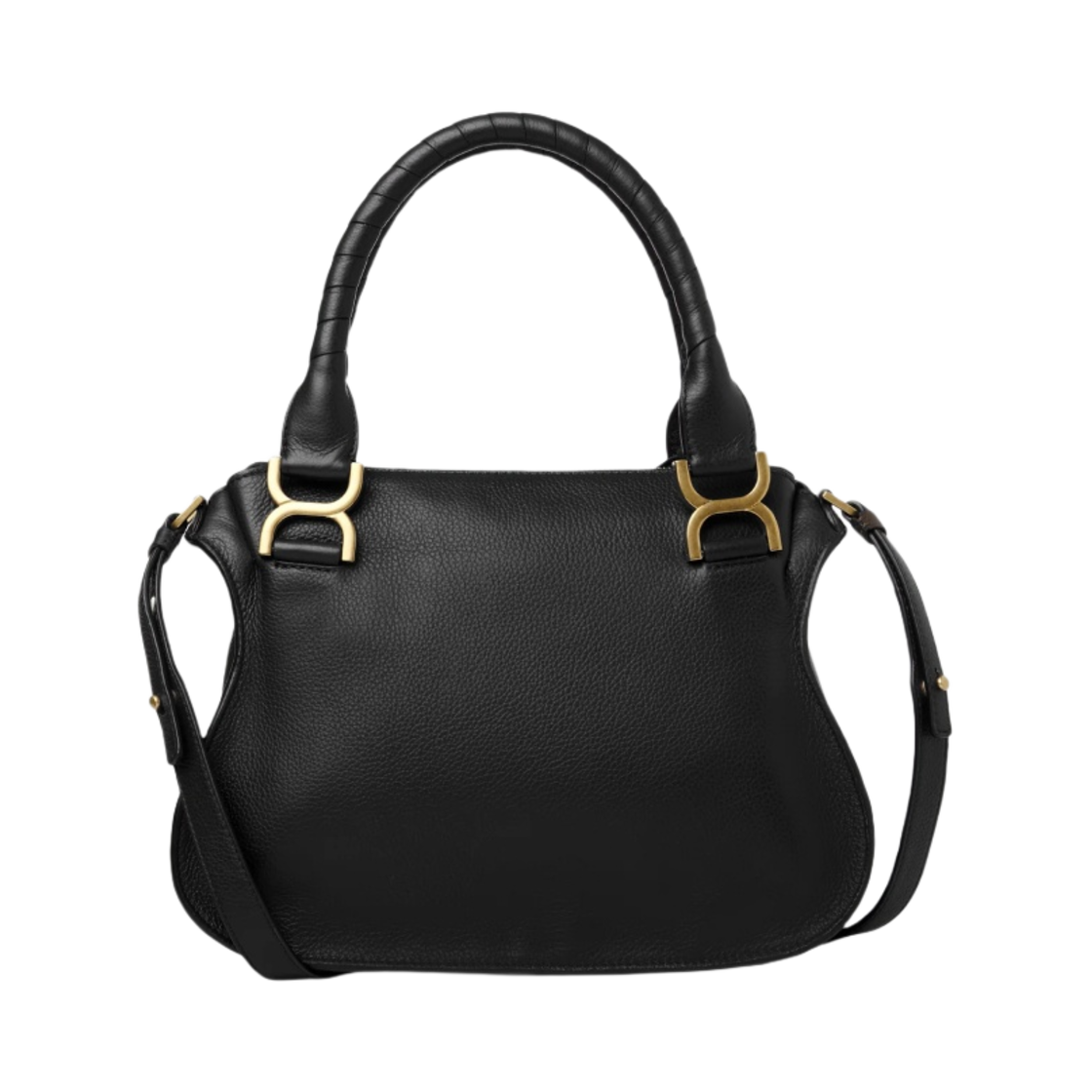 끌로에 마르씨 스몰 더블 캐리백 블랙(Chloe Marcie Small Double Carry Bag Black) - 2