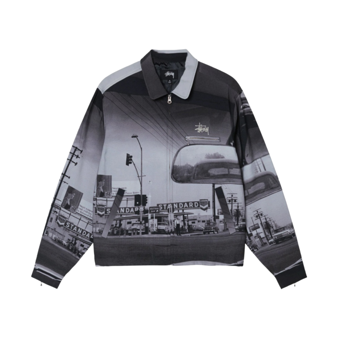 스투시 호퍼 자켓 블랙