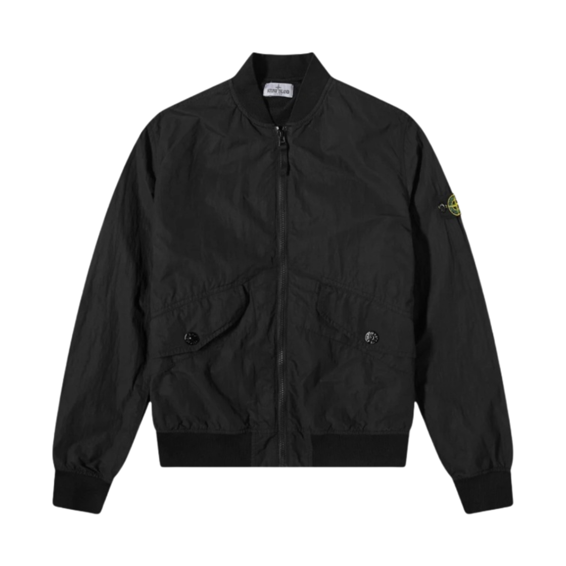 (키즈) 스톤 아일랜드 40430 나일론 봄버 자켓 블랙 - 22SS((Kids) Stone Island 40430 Nylon Bomber Jacket Black - 22SS) - 1