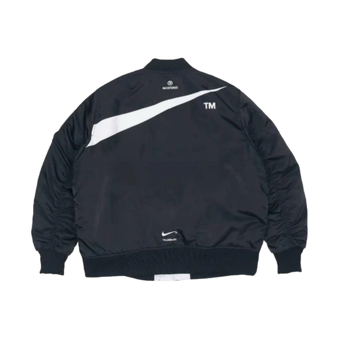 나이키 NSW 써마핏 빅 스우시 리버시블 봄버 자켓 블랙 - 아시아(Nike NSW Therma-Fit Big Swoosh Reversible Bomber Jacket Black - Asia) - 2