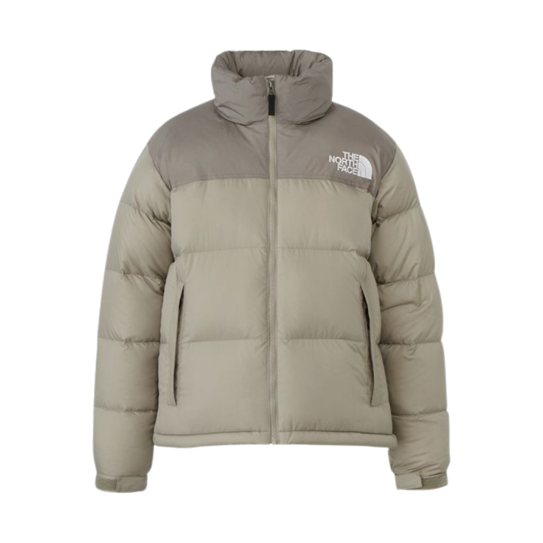 (W) 노스페이스 숏 눕시 자켓 카반 그레이 클레이 그레이 - 24FW((W) The North Face Short Nuptse Jacket Cavan Gray Clay Gray - 24FW) - 1