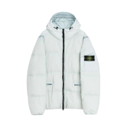 Stone Island 40223 Garment Dyed Crinkle Reps Down Jacket Light Grey - 22FW