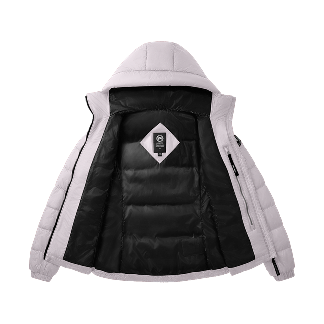 (W) 캐나다 구스 애보트 후디 블랙 라벨 선셋 핑크((W) Canada Goose Abbott Hoody Black Label Sunset Pink) - 2