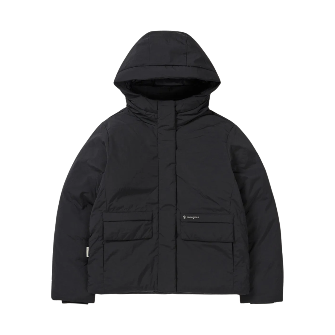 S24WWGDJ11 (W) Snow Peak City Camper Hood Heavy Down Jacket Black