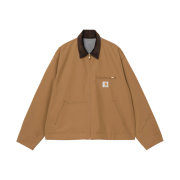 Carhartt WIP x Invincible Reversible Detroit Jacket Max Hamilton Brown Wolf Grey