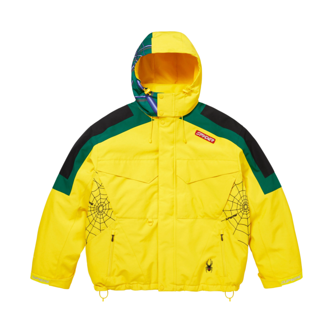 슈프림 x 스파이더 테크니컬 자켓 옐로우 - 24FW(Supreme x Spyder Technical Jacket Yellow - 24FW)