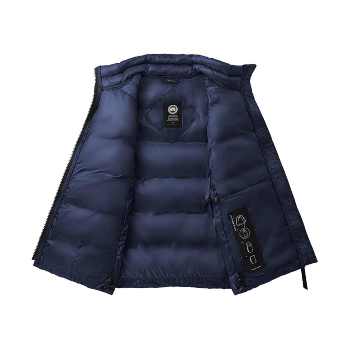 (W) 캐나다 구스 사이프레스 베스트 블랙 라벨 아틀란틱 네이비((W) Canada Goose Cypress Vest Black Label Atlantic Navy) - 1