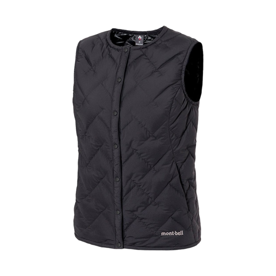 1101671 (W) Montbell Superior Down Round Neck Vest Black