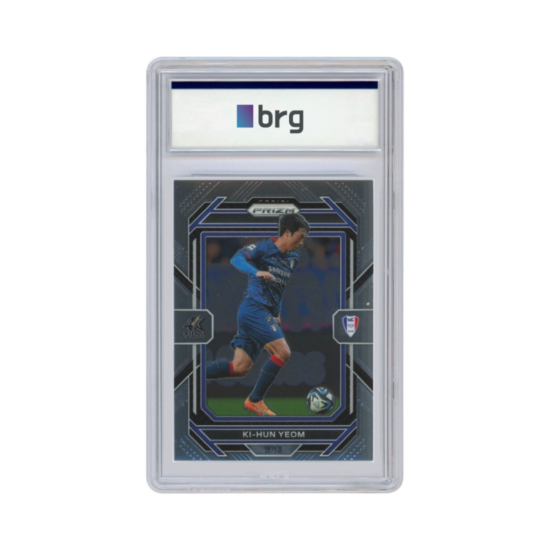 파니니 프리즘 K 리그 K 리그 1 #152 수원 삼성 블루윙즈 염기훈 베이스 축구 카드 2023(Panini Prizm K League K League 1 #152 Suwon Samsung Bluewings Yeom Ki Hun Base Soccer Card 2023)