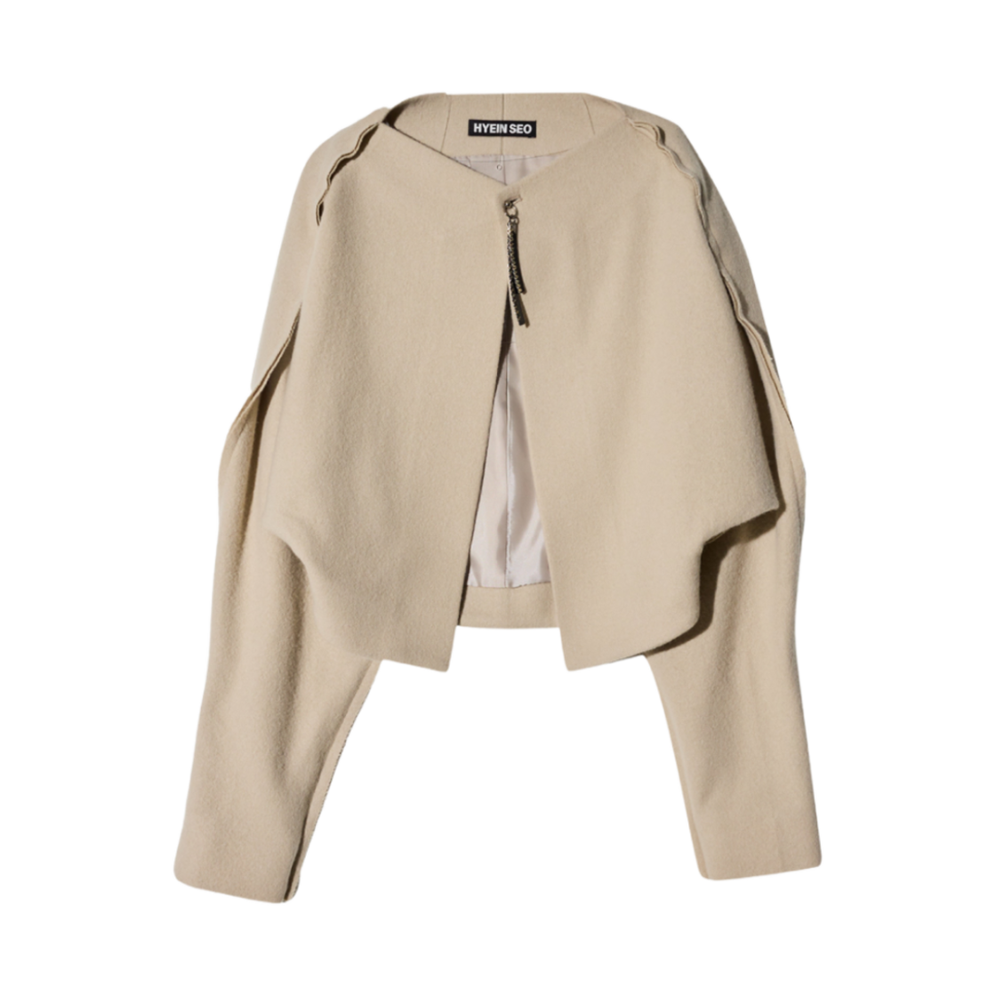 - Hyein Seo Silver Charm Jacket Ivory