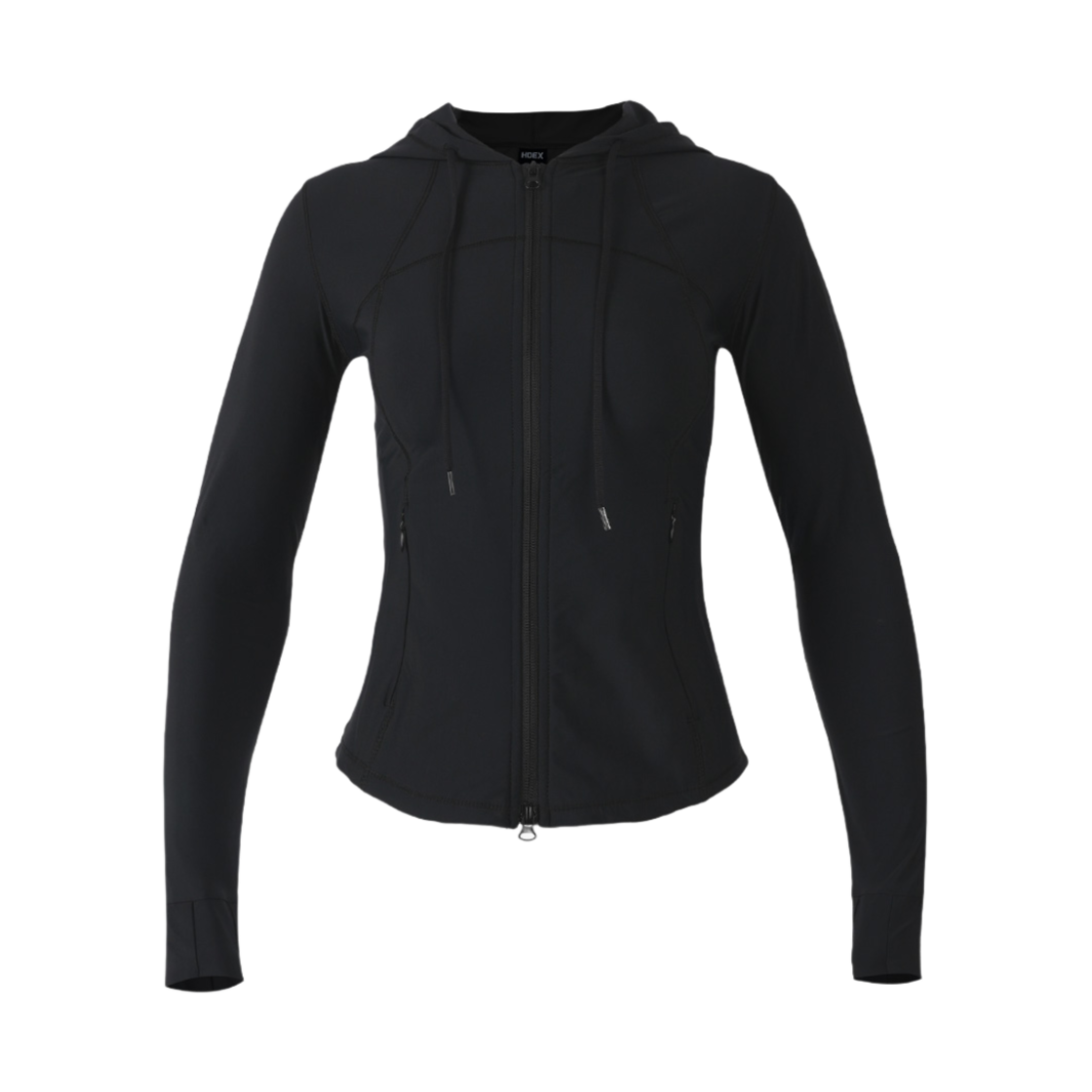 에이치덱스 우먼스 액티브 미들 후디 자켓 블랙(HDEX Womens Active Middle Hoodie Jacket Black)