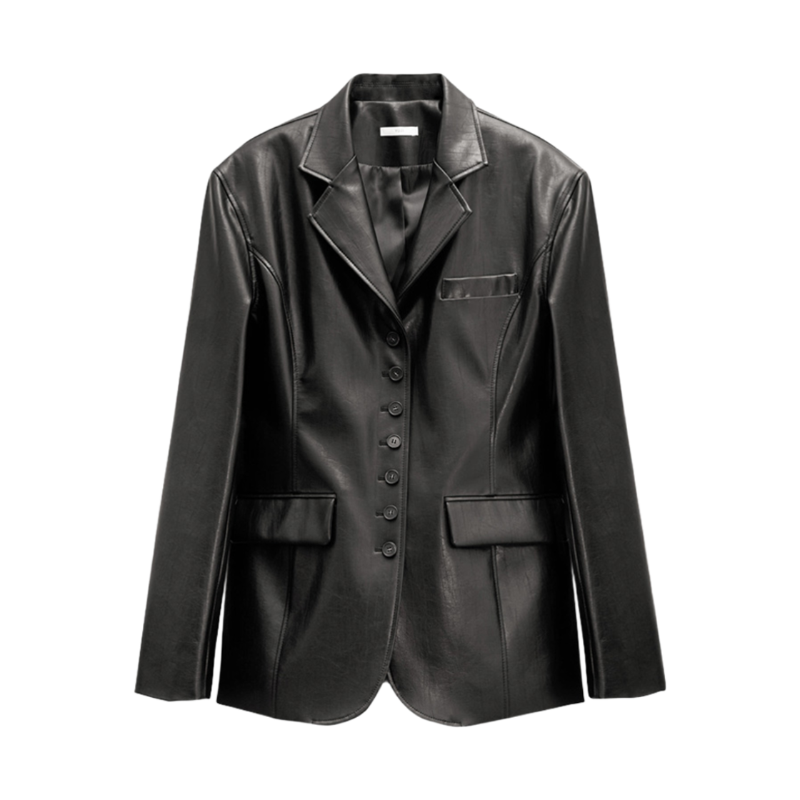 YJ0070 YUJI Button Leather Jk Brown