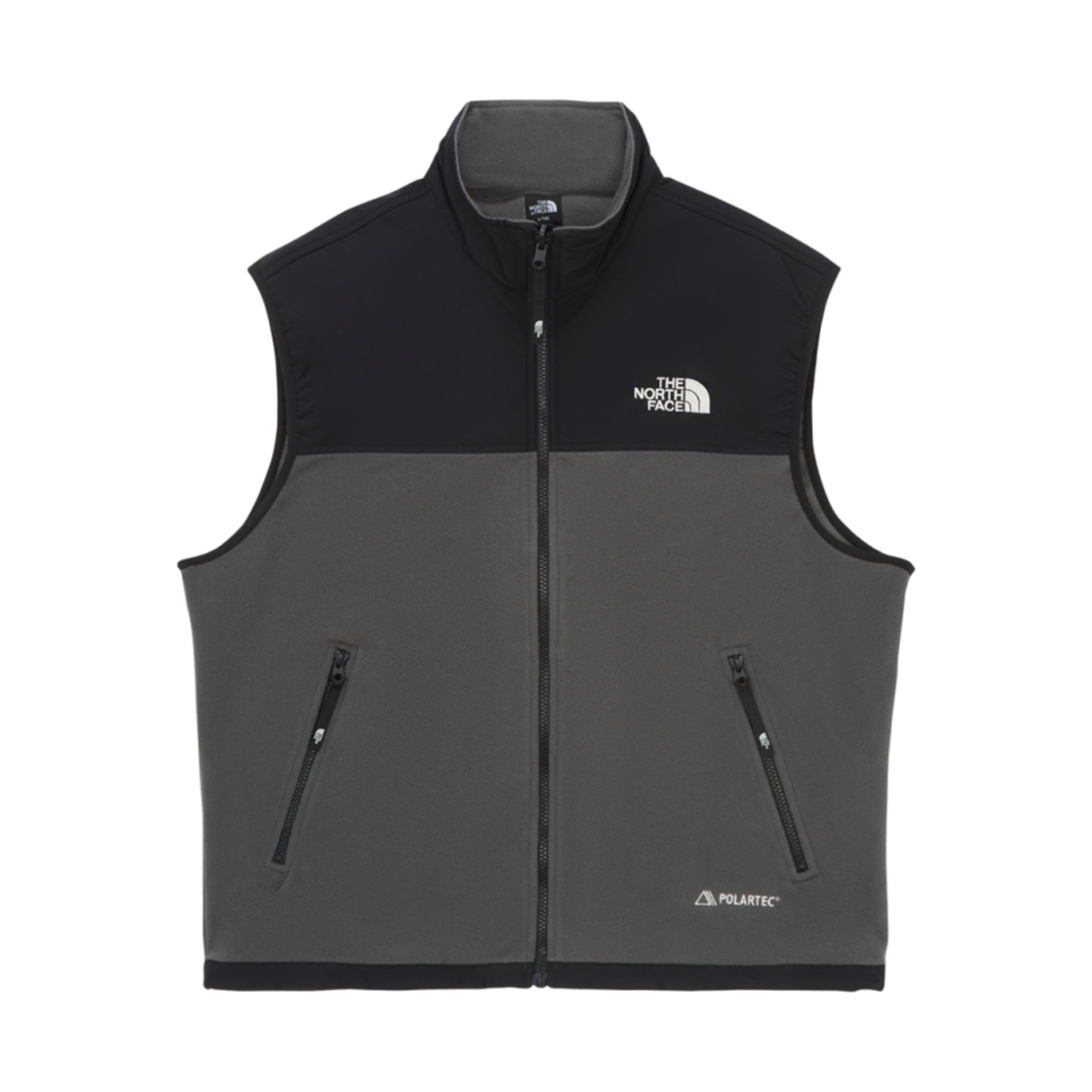 NV4FR02B The North Face Logan Fleece Vest Dark Gray - 25SS