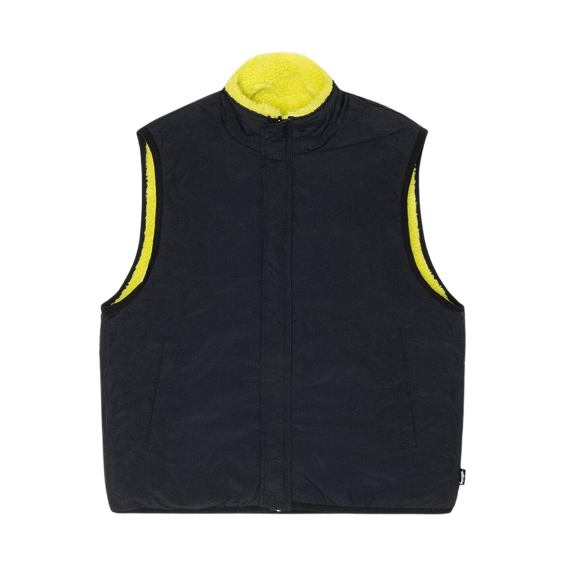스투시 쉐르파 리버시블 베스트 라임(Stussy Sherpa Reversible Vest Lime) - 3
