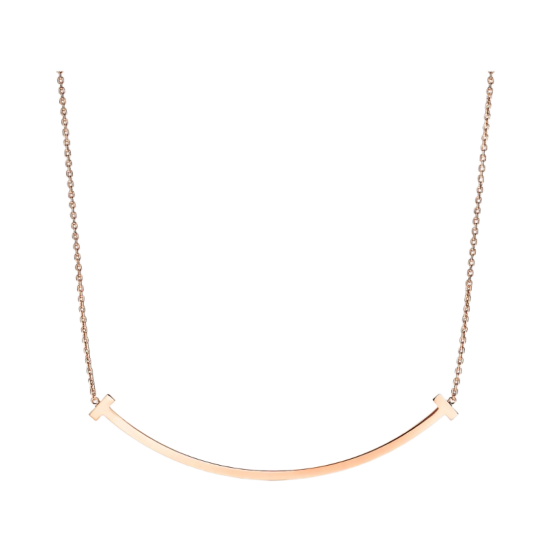 67513428 Tiffany & Co. T Extra Large Smile Pendant Rose Gold - 대표 이미지 #1