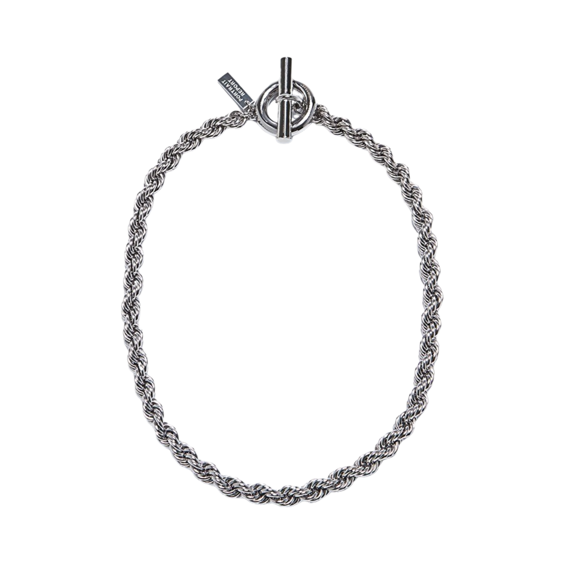 포트레이트리포트 청키 로프 체인 네클리스 실버(Portrait Report Chunky Rope Chain Necklace Silver)