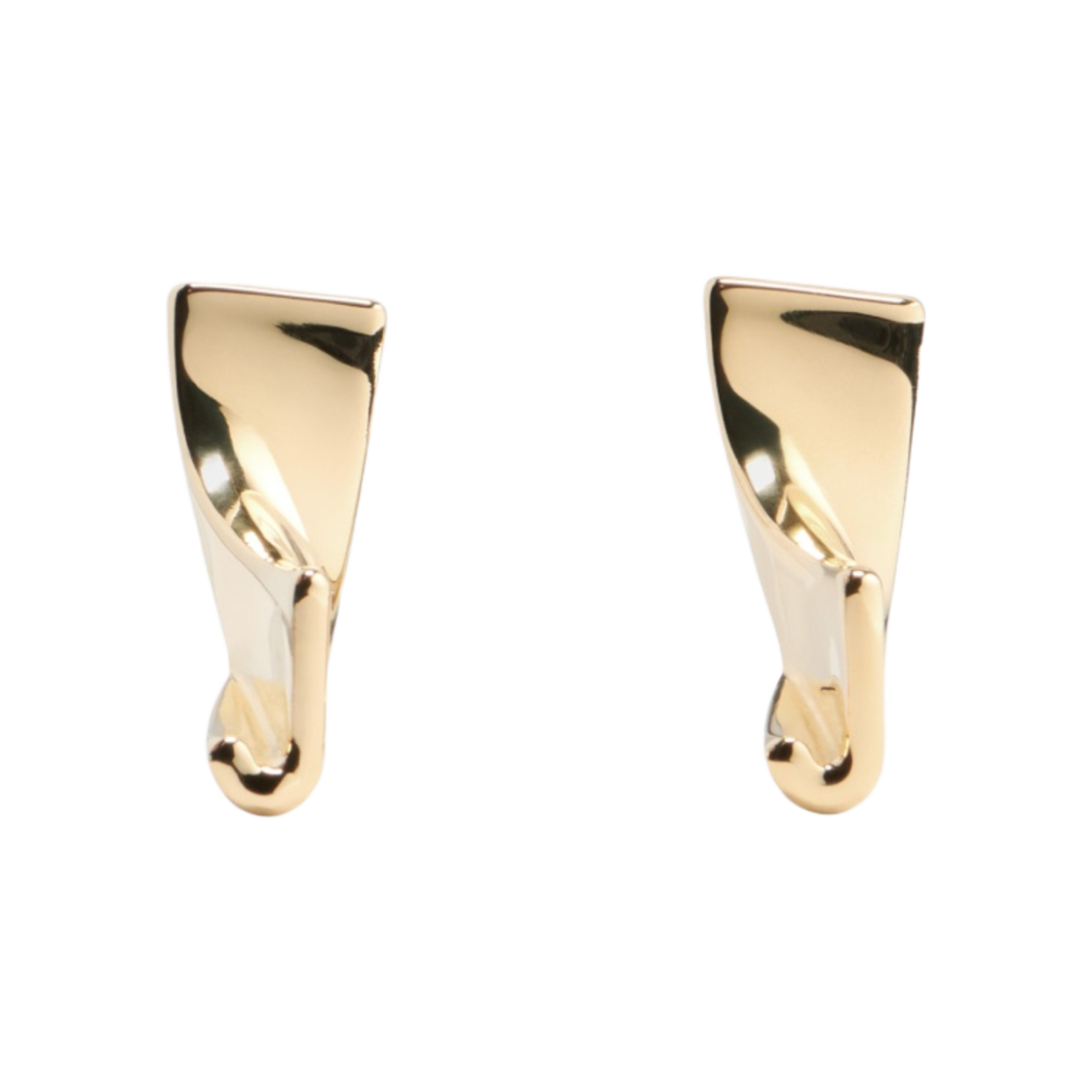 (W) 자크뮈스 레 부클 J 스컬프티드 J 이어링 라이트 골드((W) Jacquemus Les Boucles J Sculpted J Earrings Light Gold) - 1