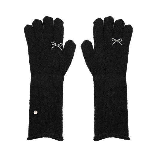 8_01_04 [KREAM 단독] Yegg Ribbon Gloves Black