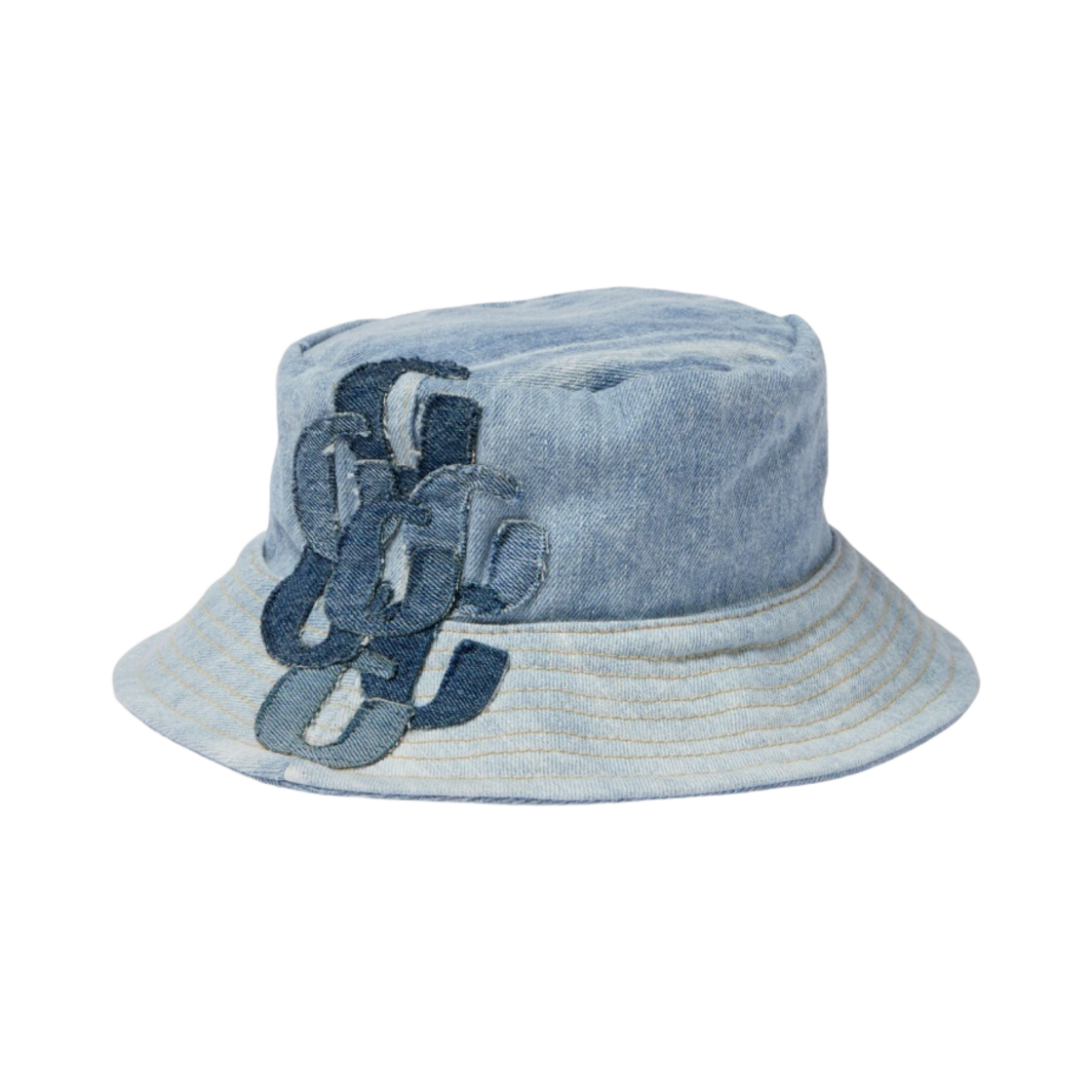 갤러리 디파트먼트 G 패치 데님 버킷햇 인디고(Gallery Dept. G Patch Denim Bucket Hat Indigo)