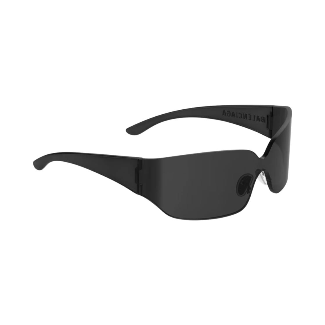 발렌시아가 모노 스퀘어 선글라스 블랙(Balenciaga Mono Square Sunglasses Black) - 2