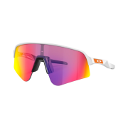 Oakley Sutro Lite Sweep Matte White Frame Prizm Road Lenses High Bridge Fit