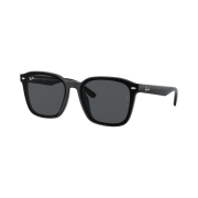 Ray-Ban RB4392D Polished Black Frame Dark Grey Classic Lenses Low Bridge Fit